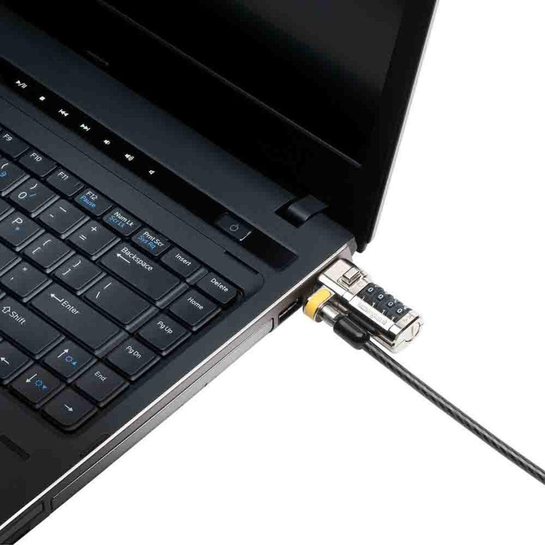 Kensington K64697US ClickSafe Combination Laptop Lock, 6 ft Cable Length, 4-wheel Lock Configuration