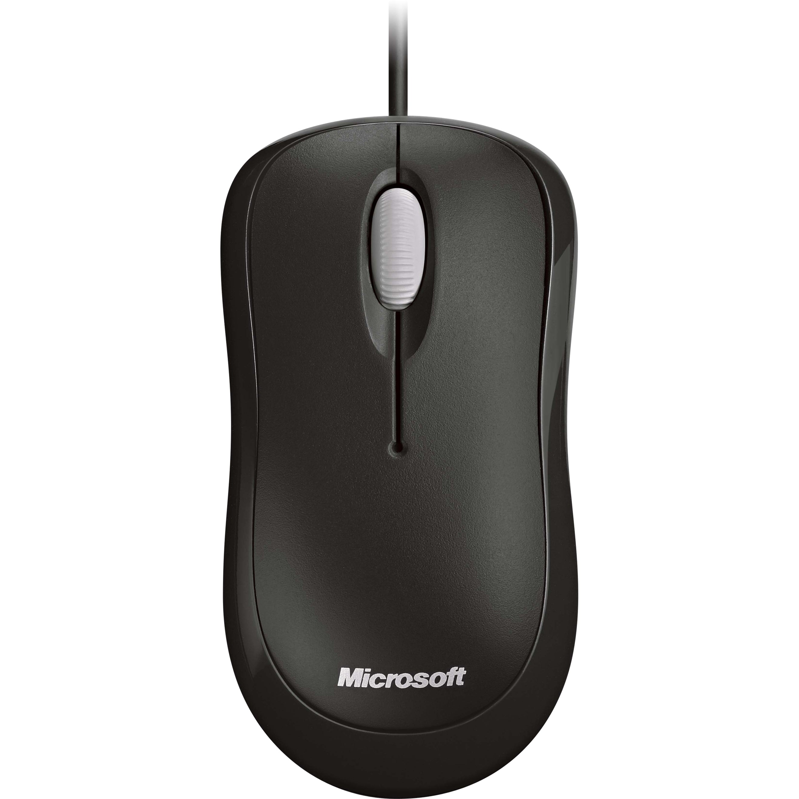 Microsoft 4YH-00005 Mouse, Ergonomic Symmetrical Design, Optical Movement Detection, 3 Buttons, 800 dpi, USB/PS/2 Connectivity