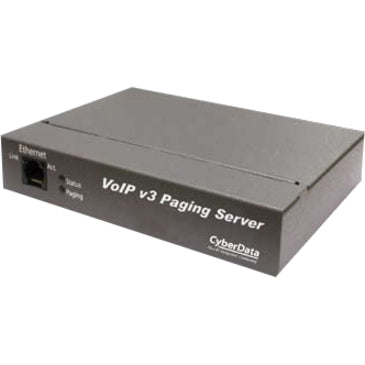 CyberData 011146 VoIP V3 Paging Server, SIP Compatible, Multicast Output, DTMF Control