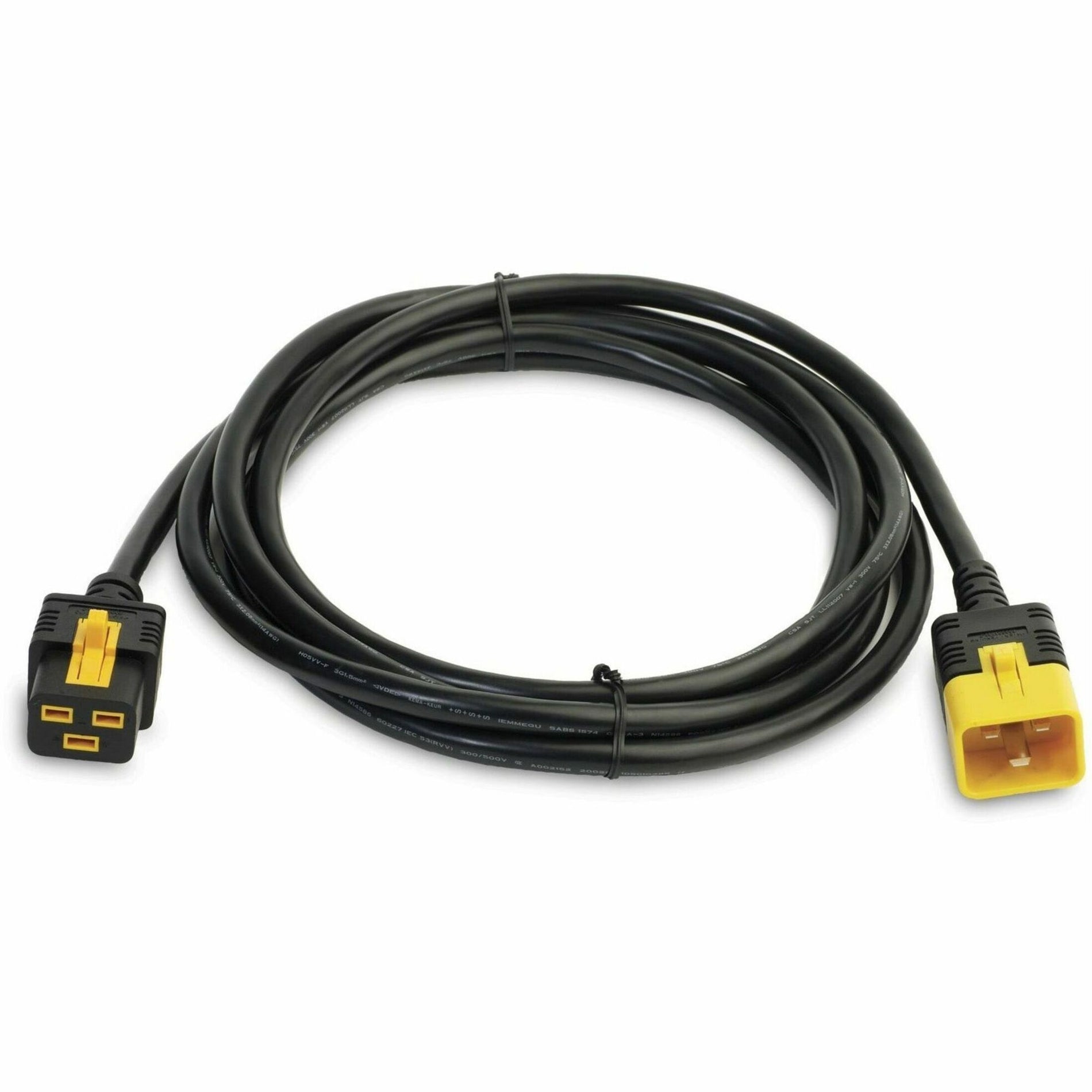 APC AP8760 Power Interconnect Cord, 10 ft, 16A, Black