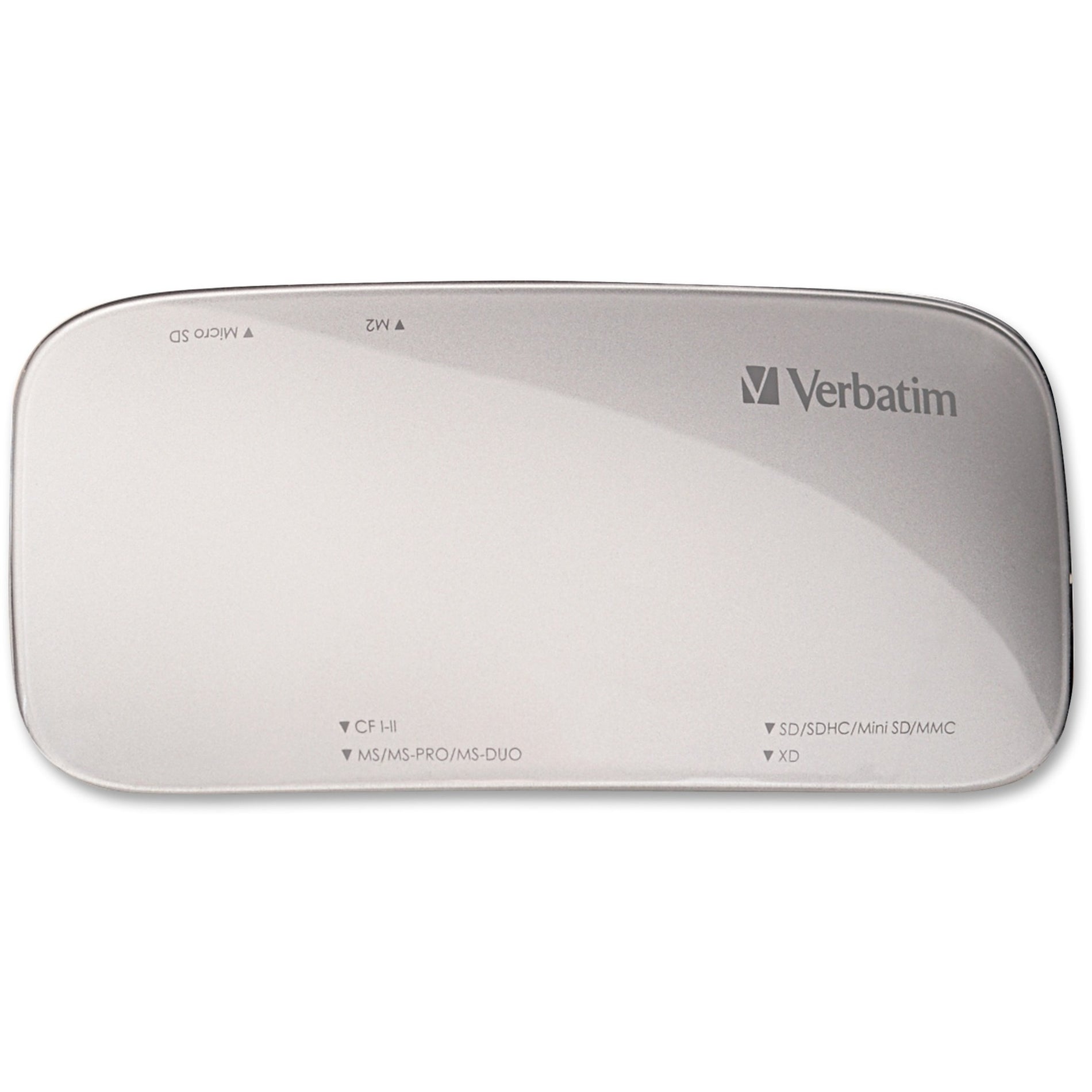 Verbatim 97706 USB 3.0 Universal Card Reader, Silver - High-Speed Data Transfer and Easy File Management