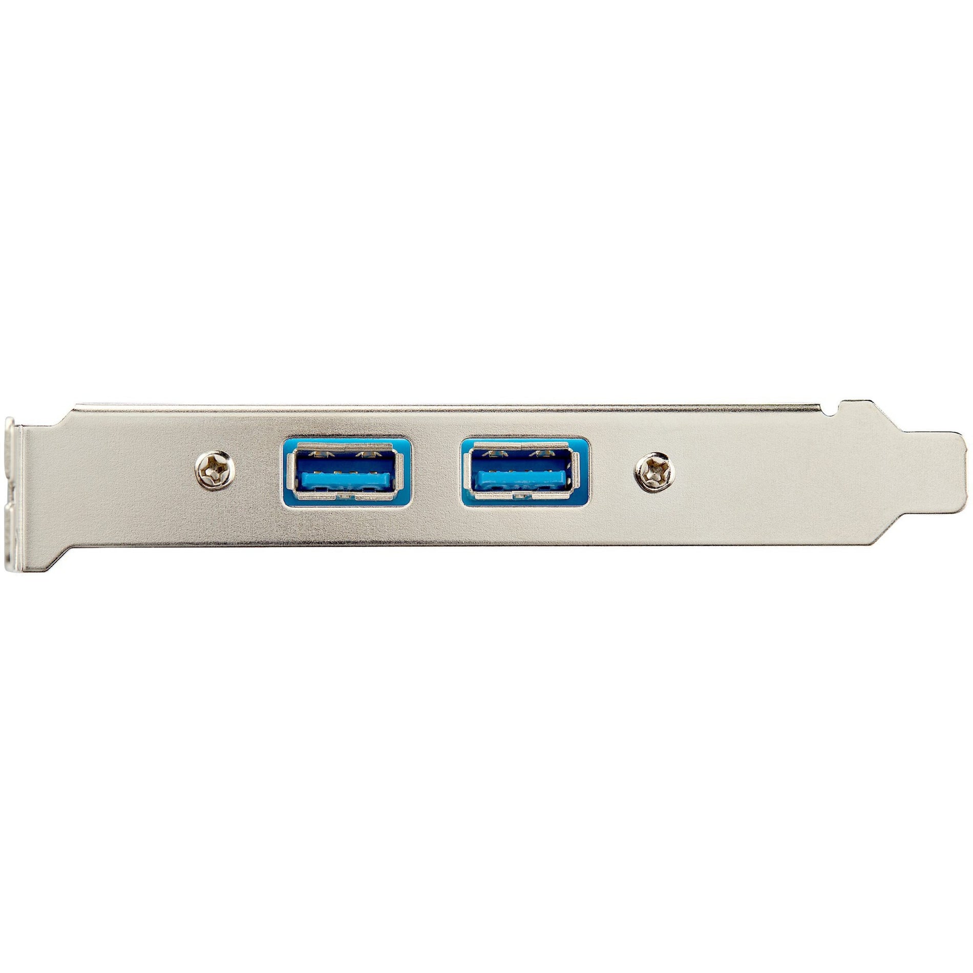 StarTech.com USB3SPLATE 2 Port USB 3.0 A Female Slot Plate Adapter, Easy Data Transfer and Expansion