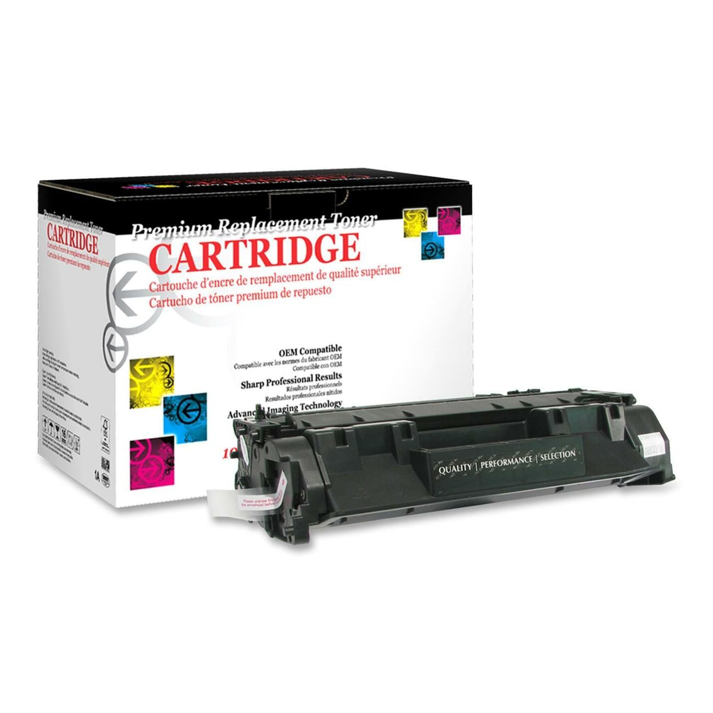 West Point 200173P Remanufactured Toner Cartridge Alternative For HP 05A (CE505A), 2300 Page Yield, Black