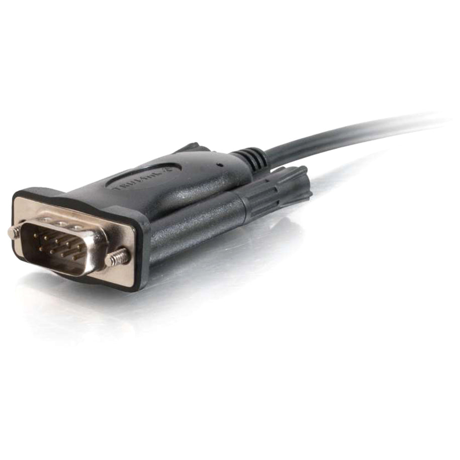 C2G 26887 TruLink Serial Cable, 5ft USB to DB9 RS232 Adapter Cable