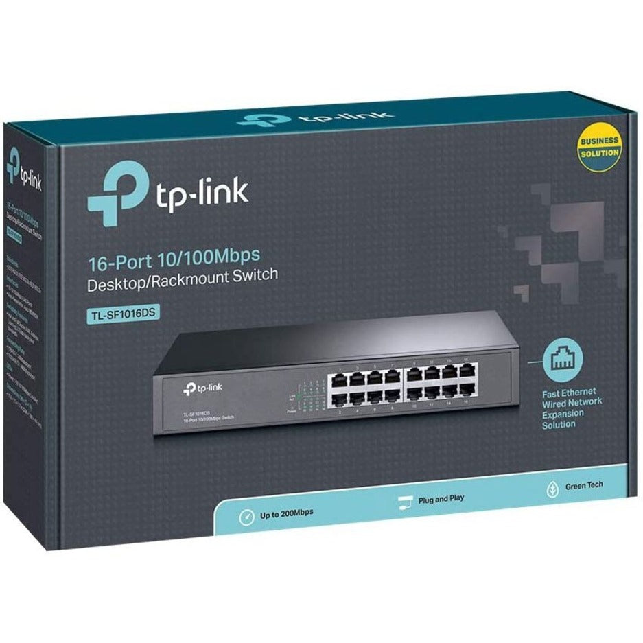 TP-Link 16-Port 10/100Mbps Desktop/Rackmount Switch [Discontinued]