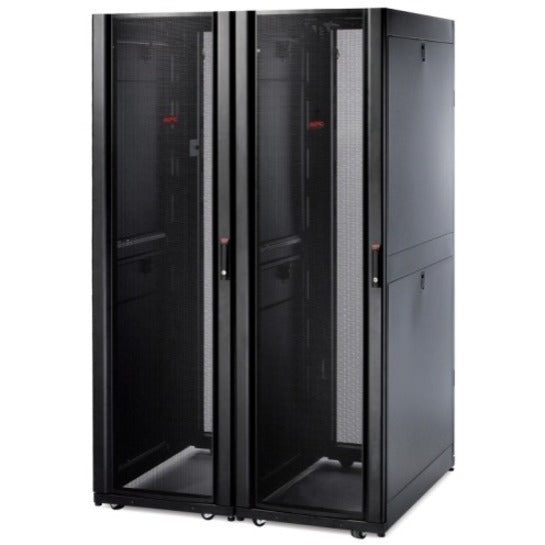 Two NetShelter SX cabinets showing baying configuration-alternate-image8