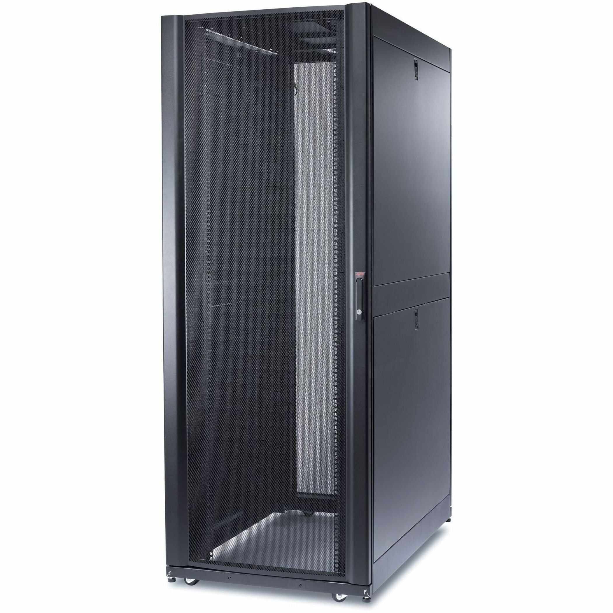 APC NetShelter SX 45U Server Rack Cabinet, 3000lb Static/2250lb Rollin ...