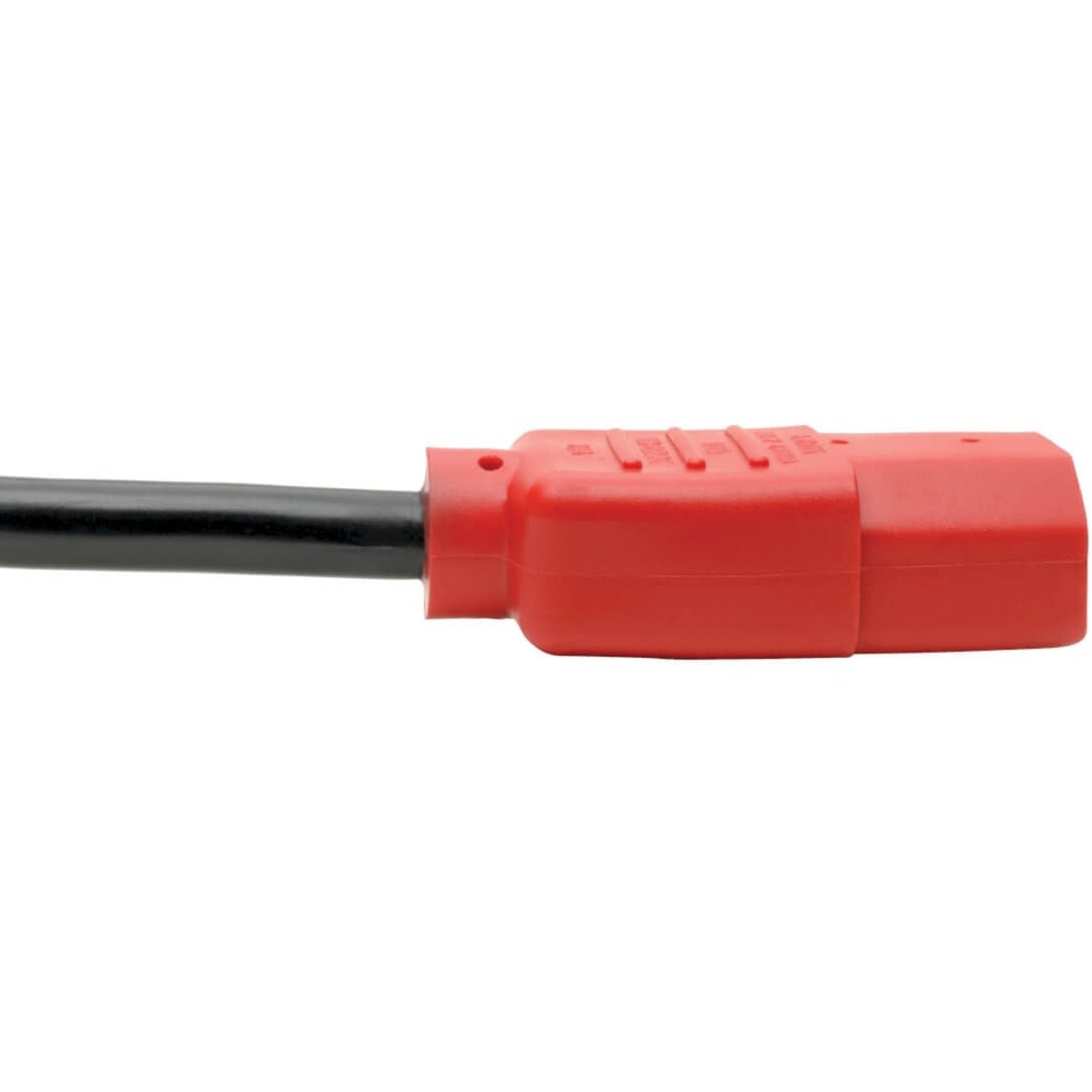 Tripp Lite P004-004-RD Power Interconnect Cord, 4 ft, Red
