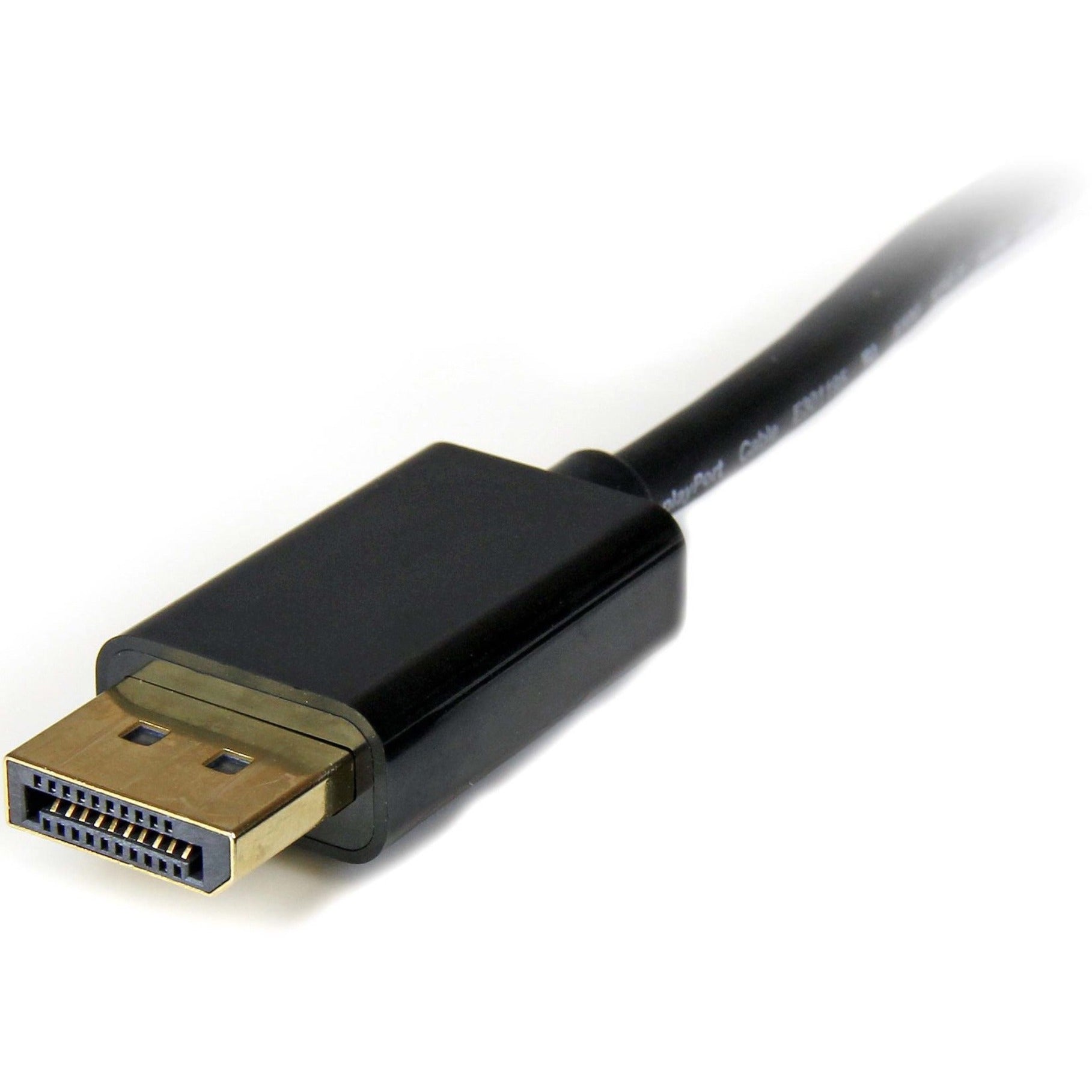 StarTech.com DP2MDPMF3 Mini DisplayPort/DisplayPort Cable Adapter, 3 ft - Molded, HDCP, DPCP, 21.6 Gbit/s
