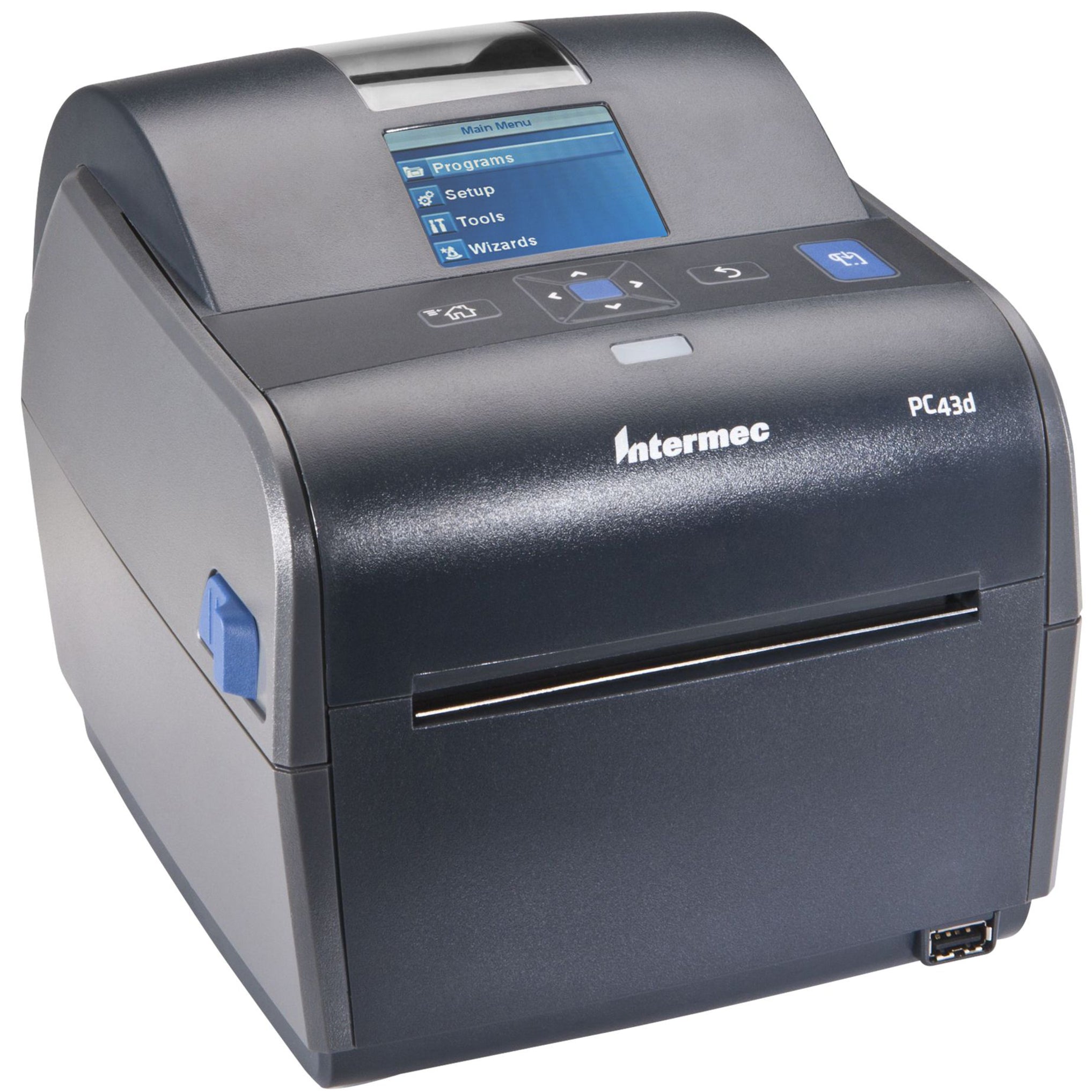 Intermec PC43DA00100301 PC43d Desktop Printer, Direct Thermal Printer, 300DPI, Adjustable Gap, RTC