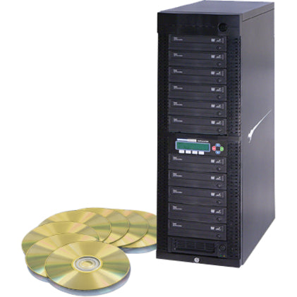 Kanguru NET-DVDDUPE-S11 11 Target, 24x Network DVD Duplicator with Internal Hard Drive, USB 2.0 RJ45 WXP/VISTA/7