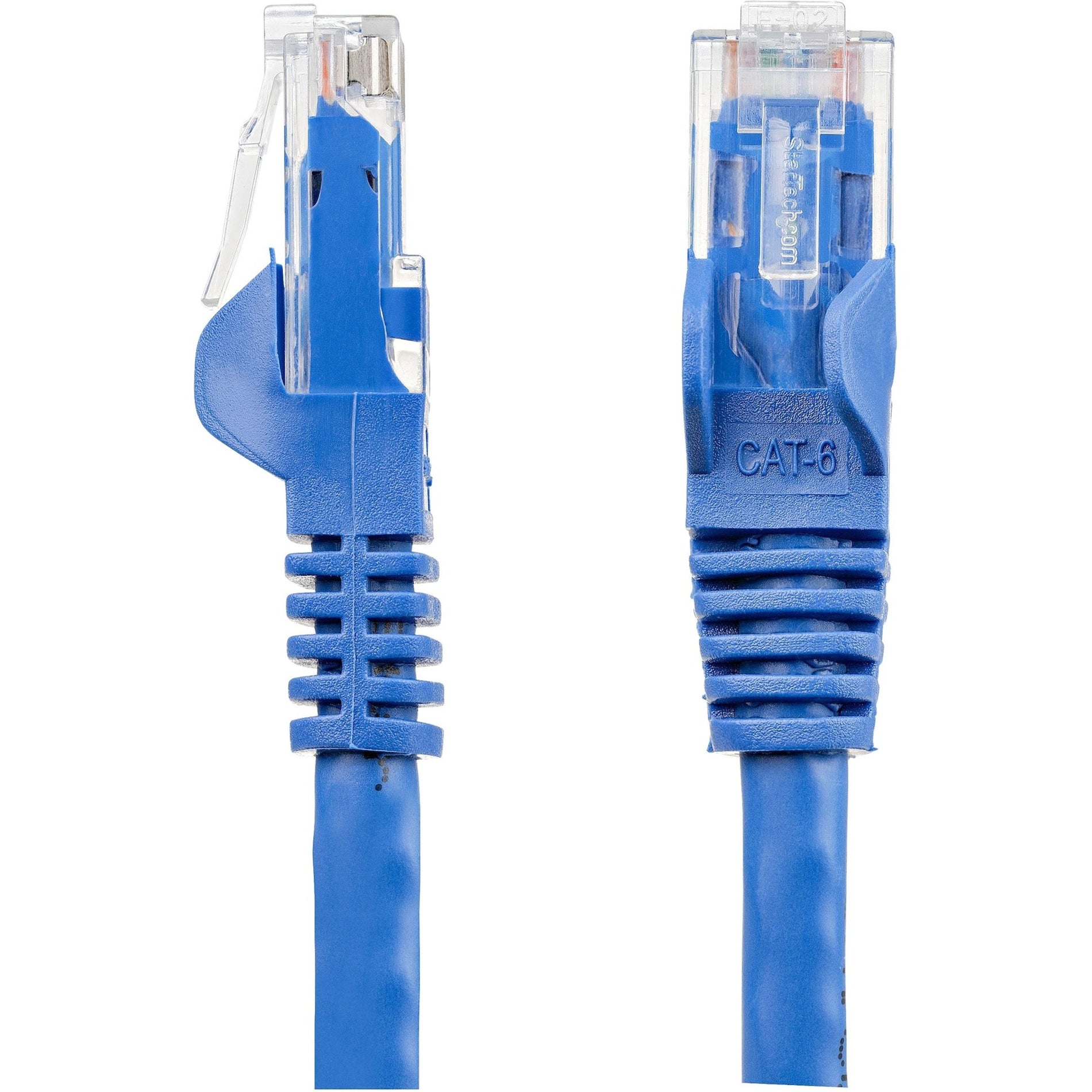 StarTech.com N6PATCH6INBL 6in Blue Gigabit Snagless RJ45 UTP Cat6 Patch Cable, 10 Gbit/s Data Transfer Rate, Lifetime Warranty