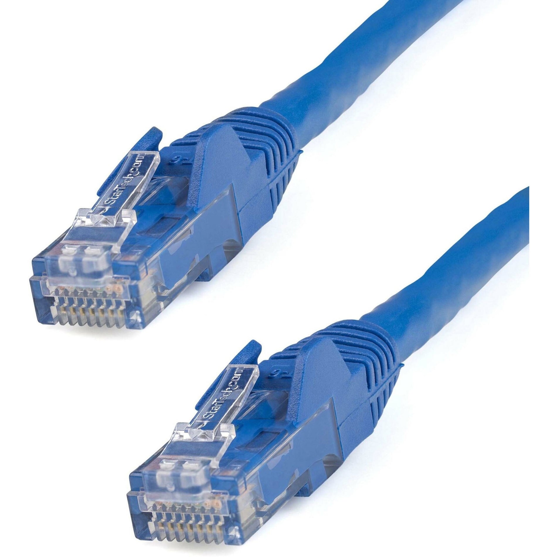 StarTech.com N6PATCH6INBL 6in Blue Gigabit Snagless RJ45 UTP Cat6 Patch Cable, 10 Gbit/s Data Transfer Rate, Lifetime Warranty