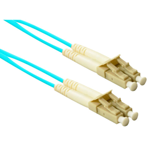 ClearLinks CL-LC2-03-10G Fiber Optic Duplex Cable, 10GIG Laser Optimized 50/125 micron AQUA