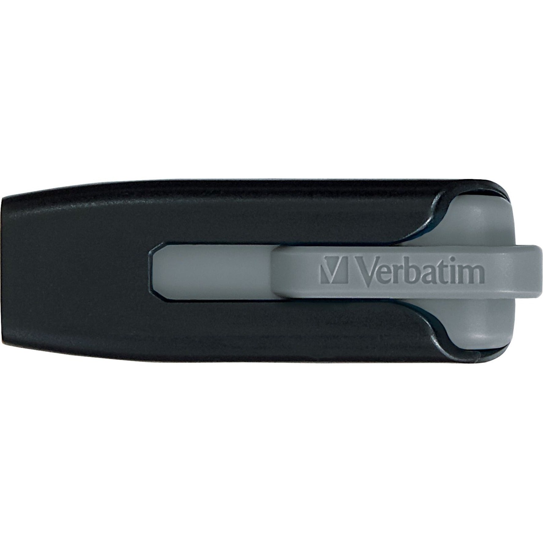 Microban 49171 Store 'n' Go V3 USB 3.0 Drive - 8GB Gray, Password Protection, Retractable