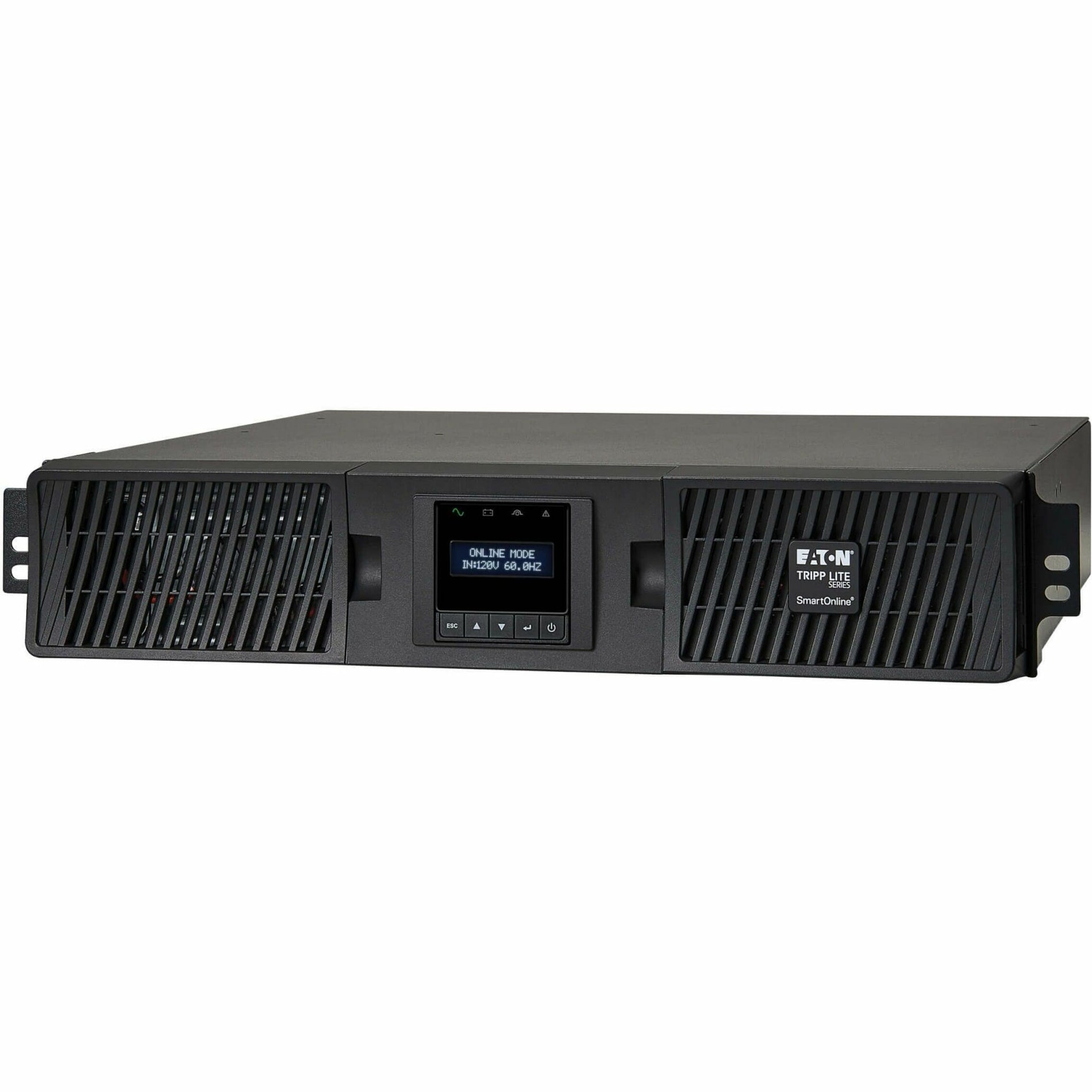 Tripp Lite SU2200RTXLCD2U SmartOnline 2200VA Tower/Rack Mountable UPS, 1800W, LCD Display