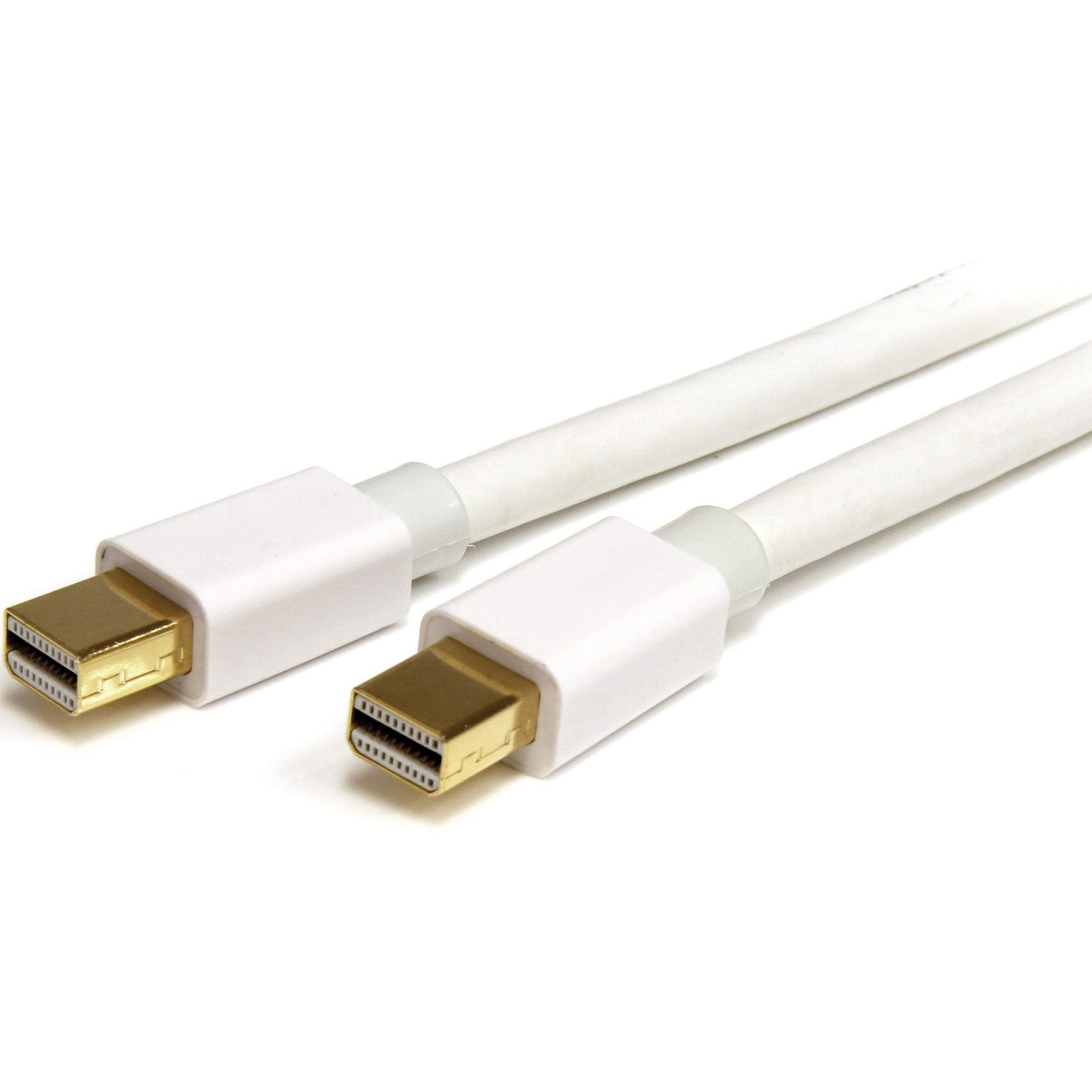 StarTech.com MDPMM3MW 3m White Mini DisplayPort Cable - M/M, High Quality, Lifetime Warranty [Discontinued]