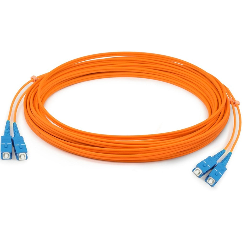 AddOn ADD-SC-SC-10M6MMF 10m Multi-Mode Fiber (MMF) Duplex SC/SC OM1 Orange Patch Cable, LSZH Jacket, 62.5/125 μm Core/Cladding Diameter