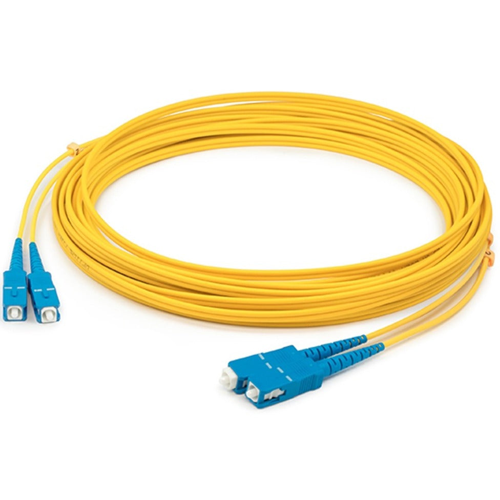 AddOn ADD-SC-SC-5M9SMF 5m Single-Mode Fiber Optic SC/SC Duplex Cable, LSZH Jacket, Yellow