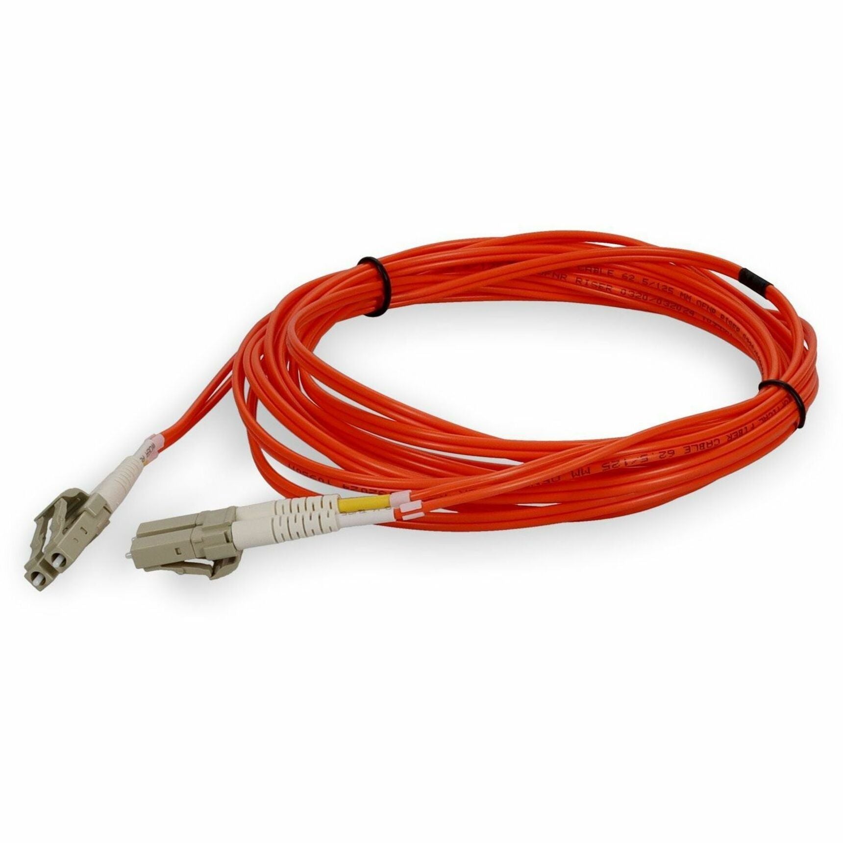 AddOn ADD-LC-LC-3M6MMF 3m Multi-Mode Fiber (MMF) Duplex LC/LC OM1 Orange Patch Cable, 62.5/125 &micro;m, LSZH Jacket, 9.84 ft