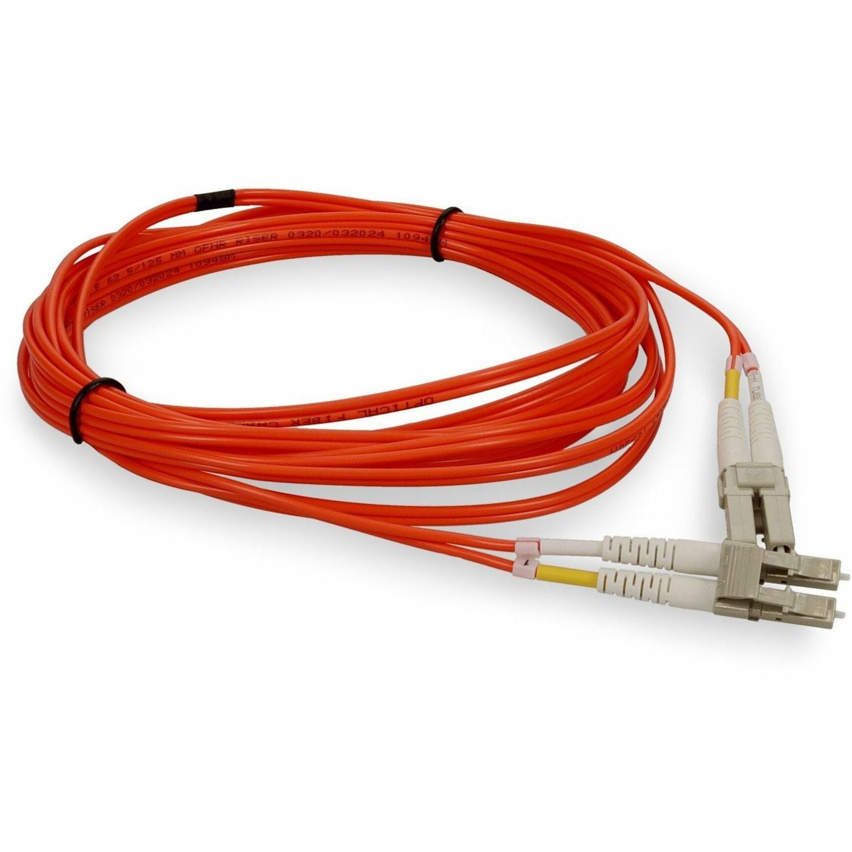 AddOn ADD-LC-LC-5M6MMF 5m Multi-Mode Fiber (MMF) Duplex LC/LC OM1 Orange Patch Cable, Network Cable