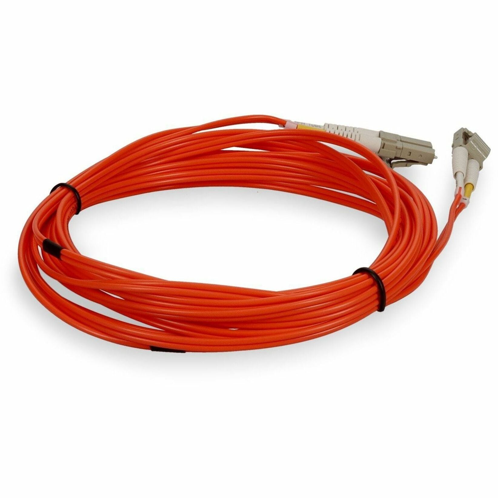 AddOn ADD-LC-LC-5M6MMF 5m Multi-Mode Fiber (MMF) Duplex LC/LC OM1 Orange Patch Cable, Network Cable