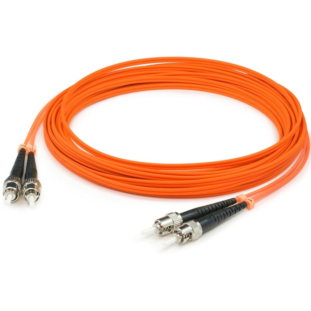 AddOn ADD-ST-ST-5M6MMF 5m Multi-Mode Fiber (MMF) Duplex ST/ST OM1 Orange Patch Cable, LSZH Jacket, 62.5/125 μm Core/Cladding Diameter