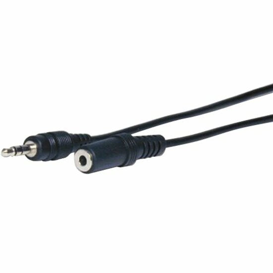 Comprehensive MPS-MJS-10ST Standard Series 3.5mm Stereo Mini Plug to Jack Audio Cable 10ft, Lifetime Warranty, Strain Relief, Molded, Copper Conductor, Shielded, Xtraflex Jacket, Black
