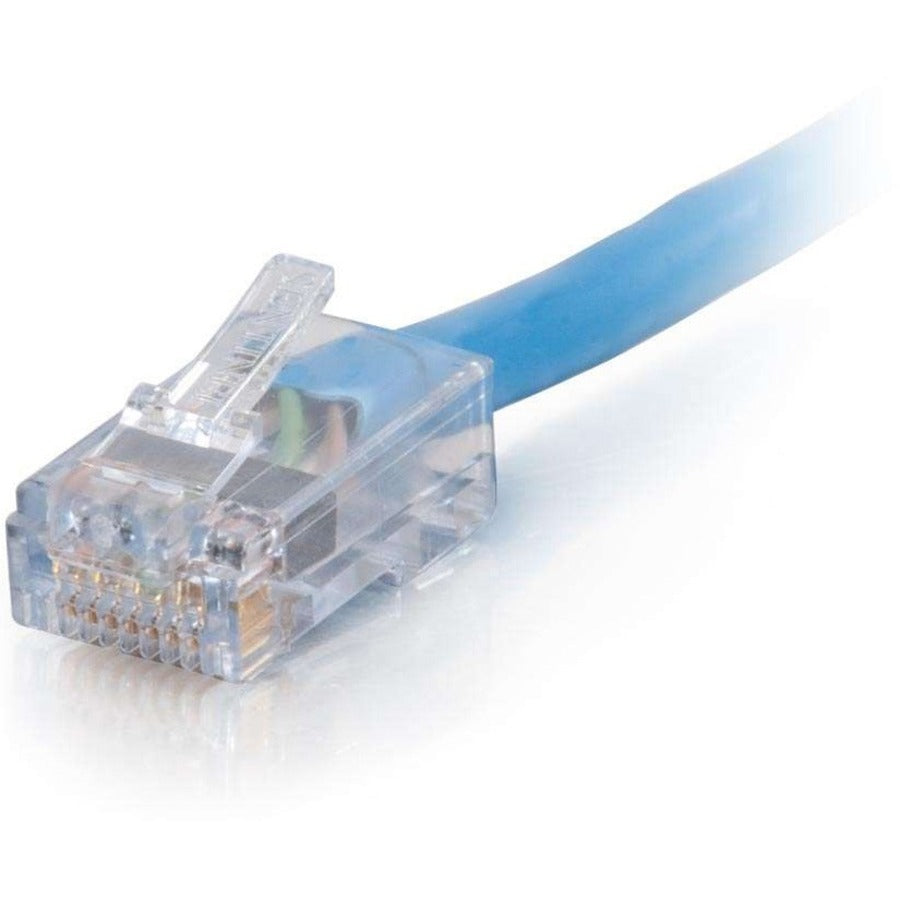 C2G 15280 7 ft Cat6 Non-Booted Network Patch Cable, Plenum-Rated, Blue