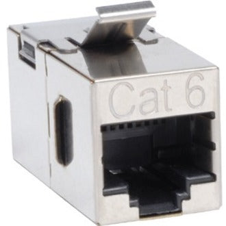 Tripp Lite N235-001-SH Cat6 Straight Through Shielded Modular In-line Coupler, Silver