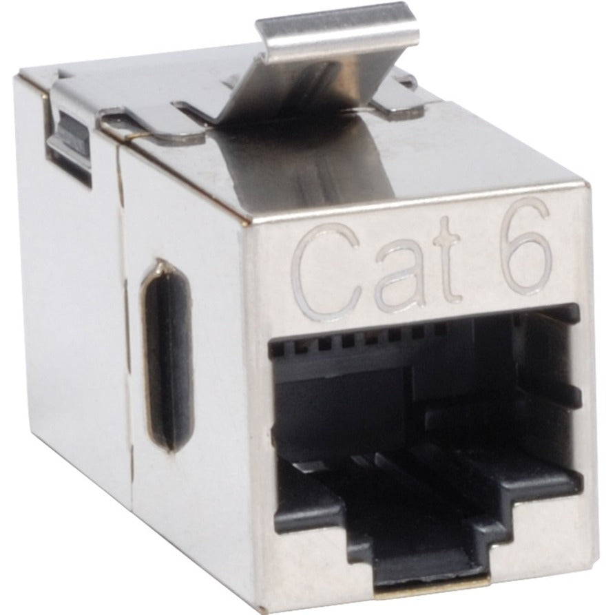 Tripp Lite N235-001-SH Cat6 Straight Through Shielded Modular In-line Coupler, Silver