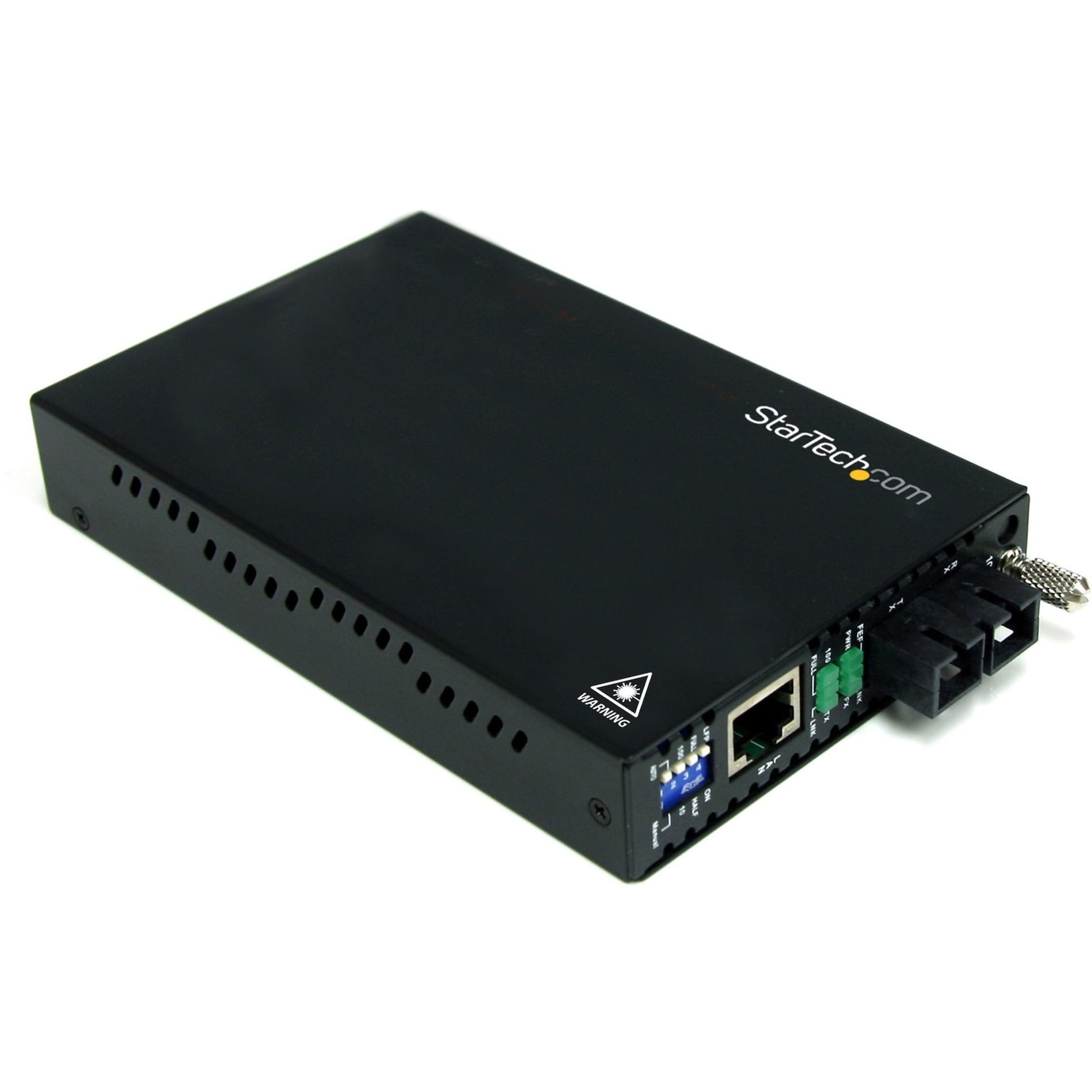 StarTech.com ET90110SC2 10/100 Mbps Multi Mode Fiber Media Converter SC 2 km, Fast Ethernet, 2 Year Warranty