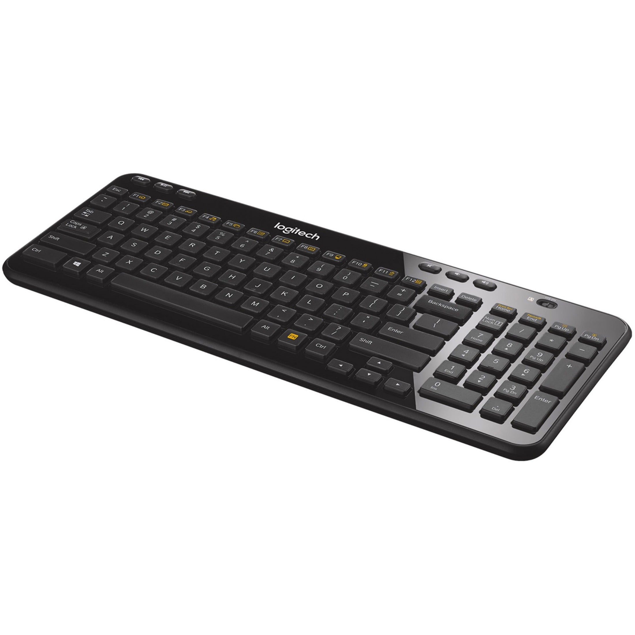 Logitech 920-004088 K360 Wireless Keyboard, Compact and Quiet Keys, Black