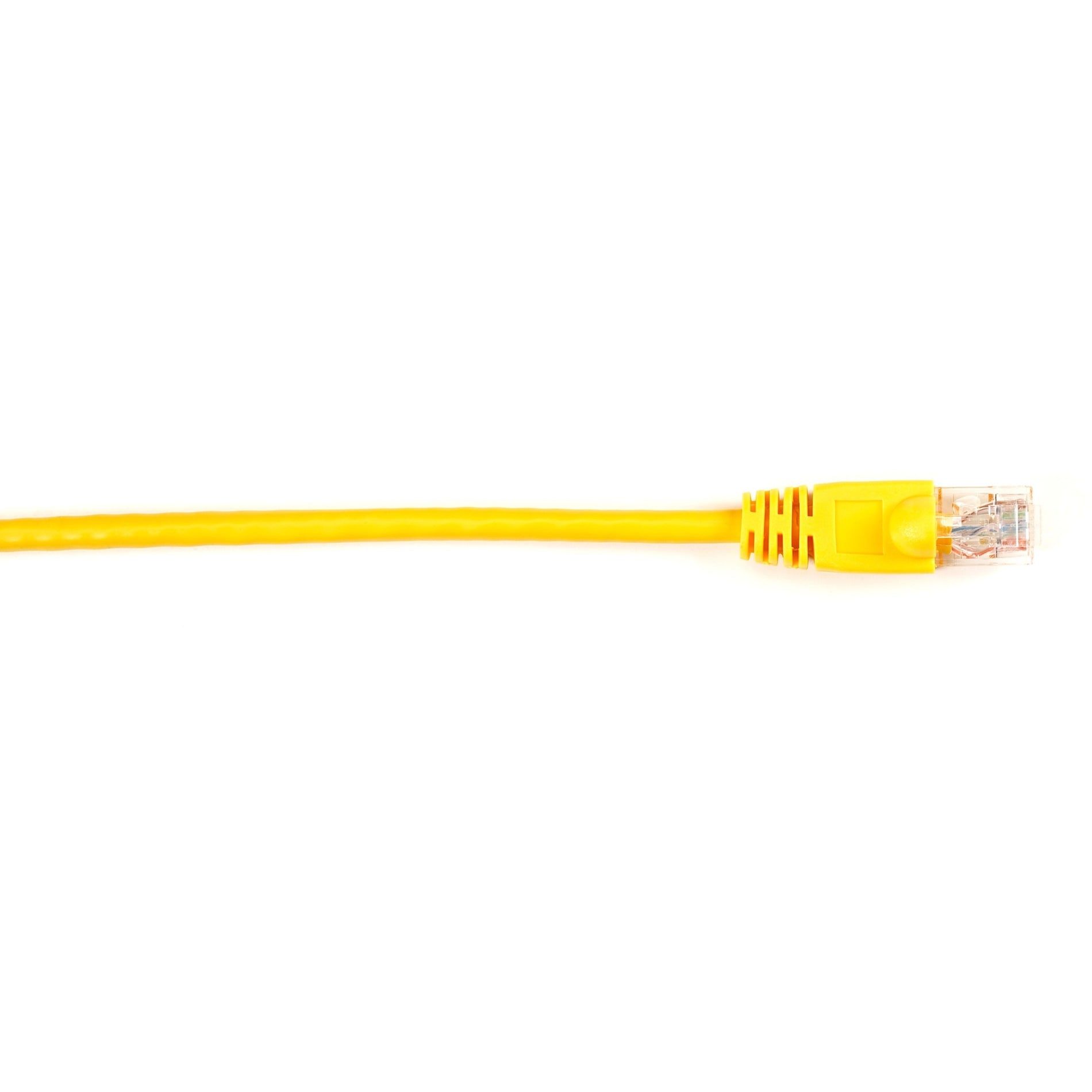 Black Box CAT6PC-025-YL Connect Cat.6 UTP Patch Network Cable, 25 ft, Stranded, Molded, Snagless, 1 Gbit/s