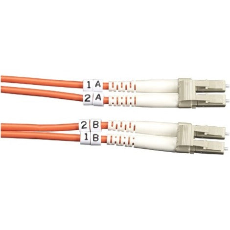 Black Box FO50-002M-LCLC Fiber Optic Duplex Patch Network Cable, 10 Gbit/s, 6.50 ft, Multi-mode
