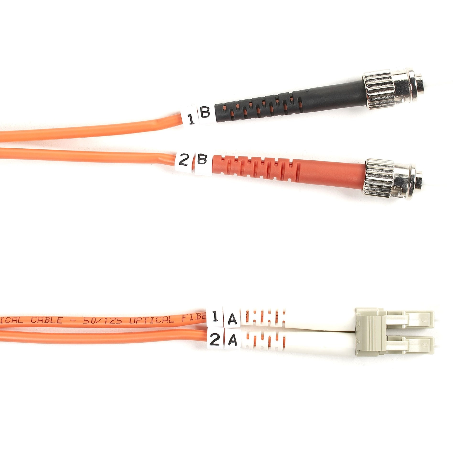 Black Box FO50-003M-STLC Fiber Optic Duplex Patch Network Cable, 10 Gbit/s, 9.80 ft, Multi-mode