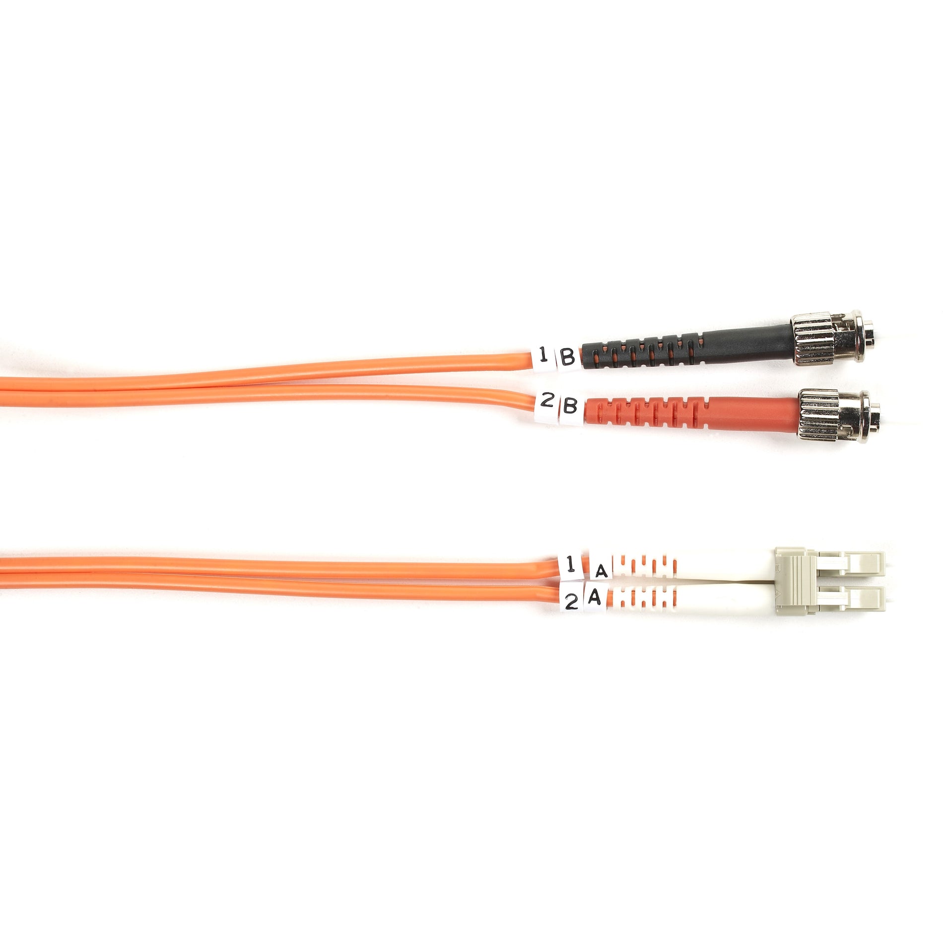 Black Box FO625-002M-STLC Fiber Optic Duplex Patch Network Cable, 6.50 ft, Multi-mode, 10 Gbit/s