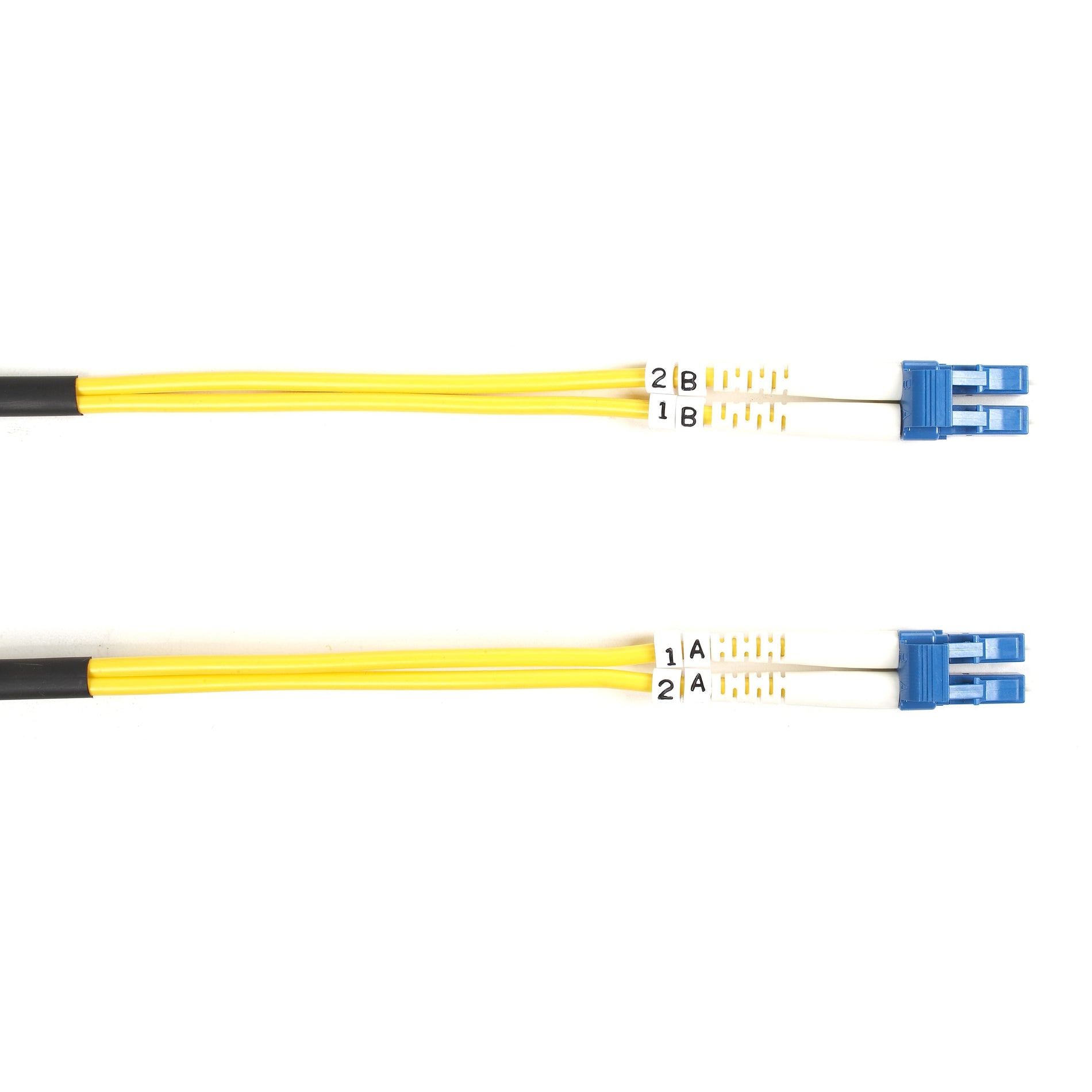 Black Box FOSM-001M-LCLC Fiber Optic Duplex Patch Network Cable, 10 Gbit/s, 3.20 ft, Single-mode