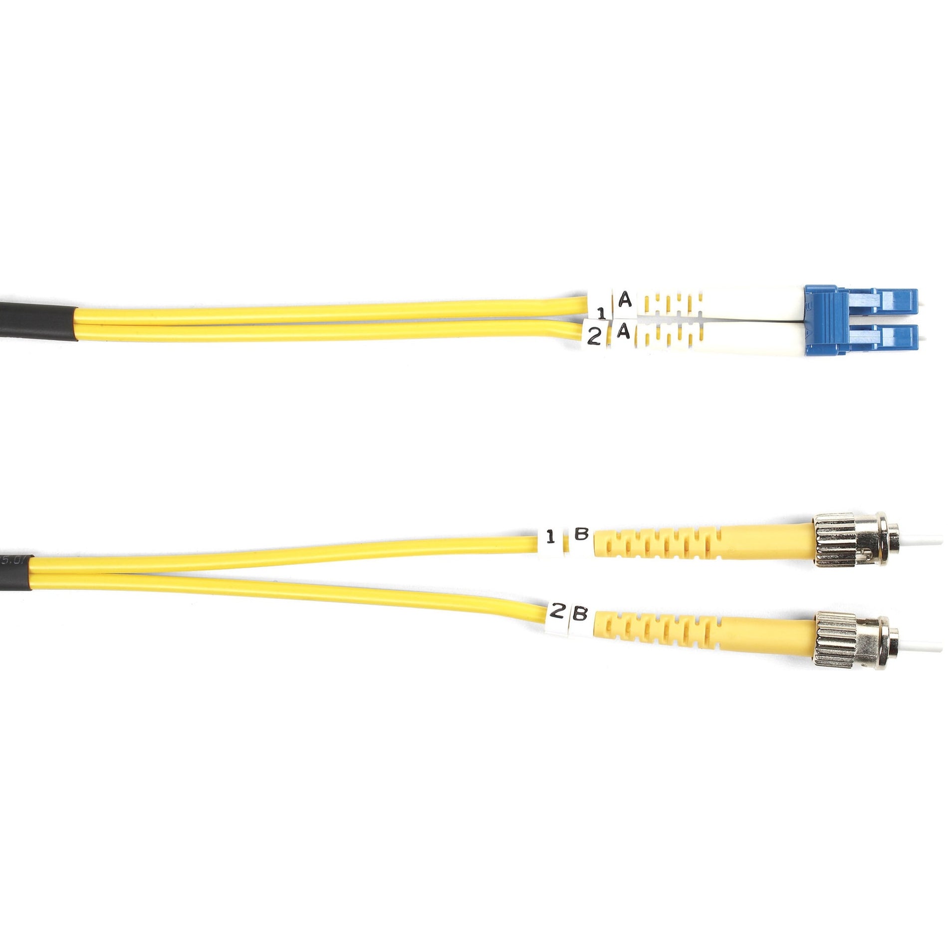 Black Box FOSM-001M-STLC Fiber Optic Duplex Patch Network Cable, 10 Gbit/s, 3.20 ft, Single-mode