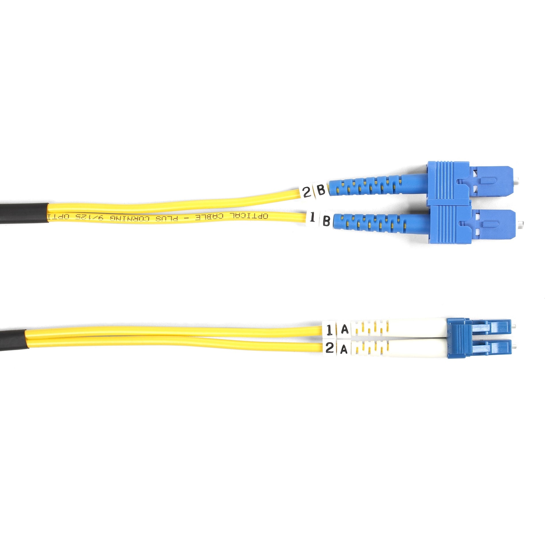 Black Box FOSM-002M-SCLC Fiber Optic Duplex Patch Network Cable, 6.50 ft, Single-mode, 10 Gbit/s