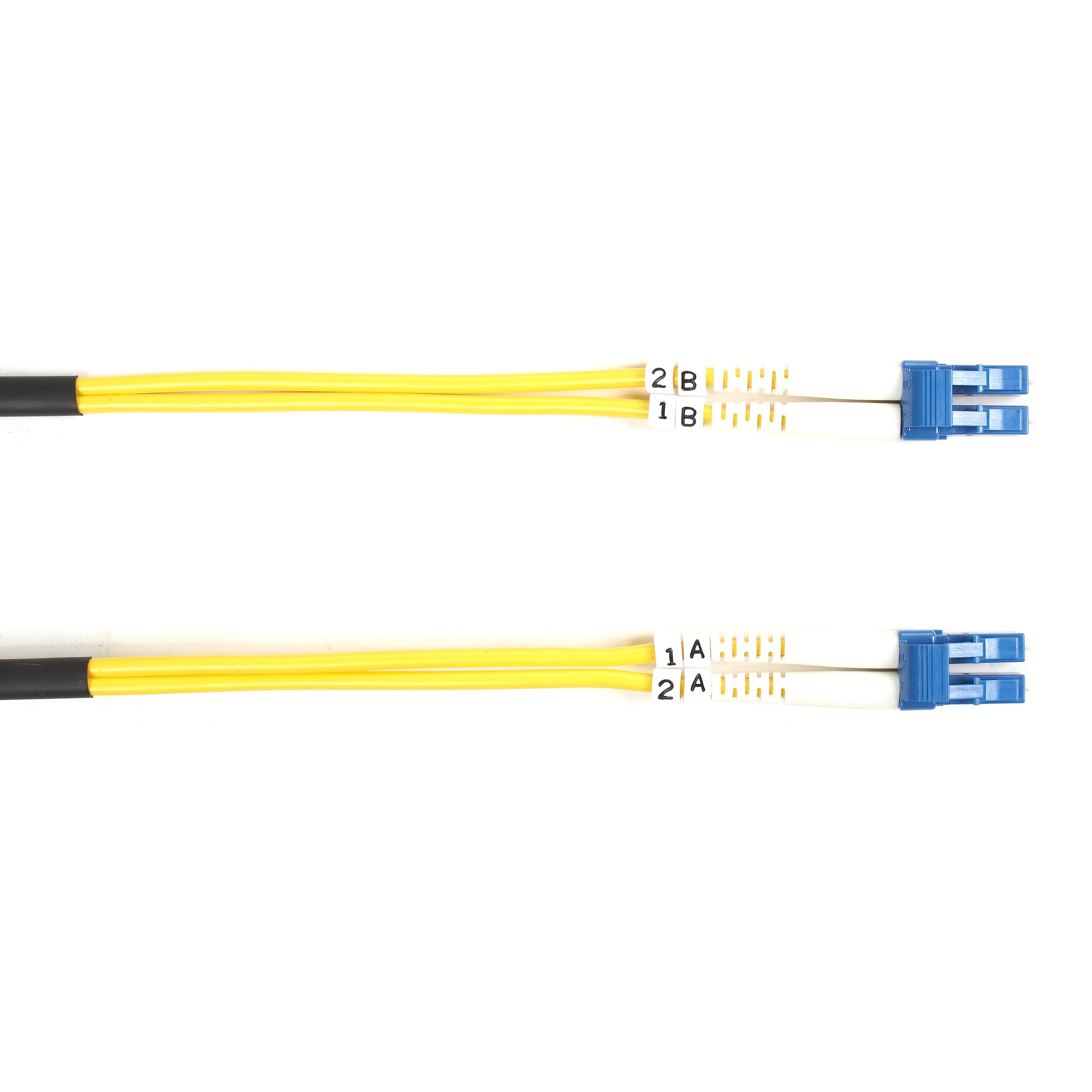 Black Box FOSM-005M-LCLC Fiber Optic Duplex Patch Network Cable, 16.40 ft, Single-mode, 10 Gbit/s