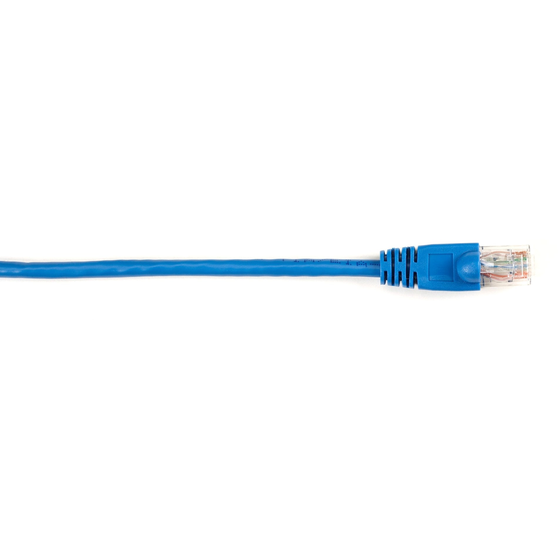 Black Box CAT6PC-001-BL-25PAK Connect Cat.6 UTP Patch Network Cable, 1 ft, Blue, 2 Year Warranty