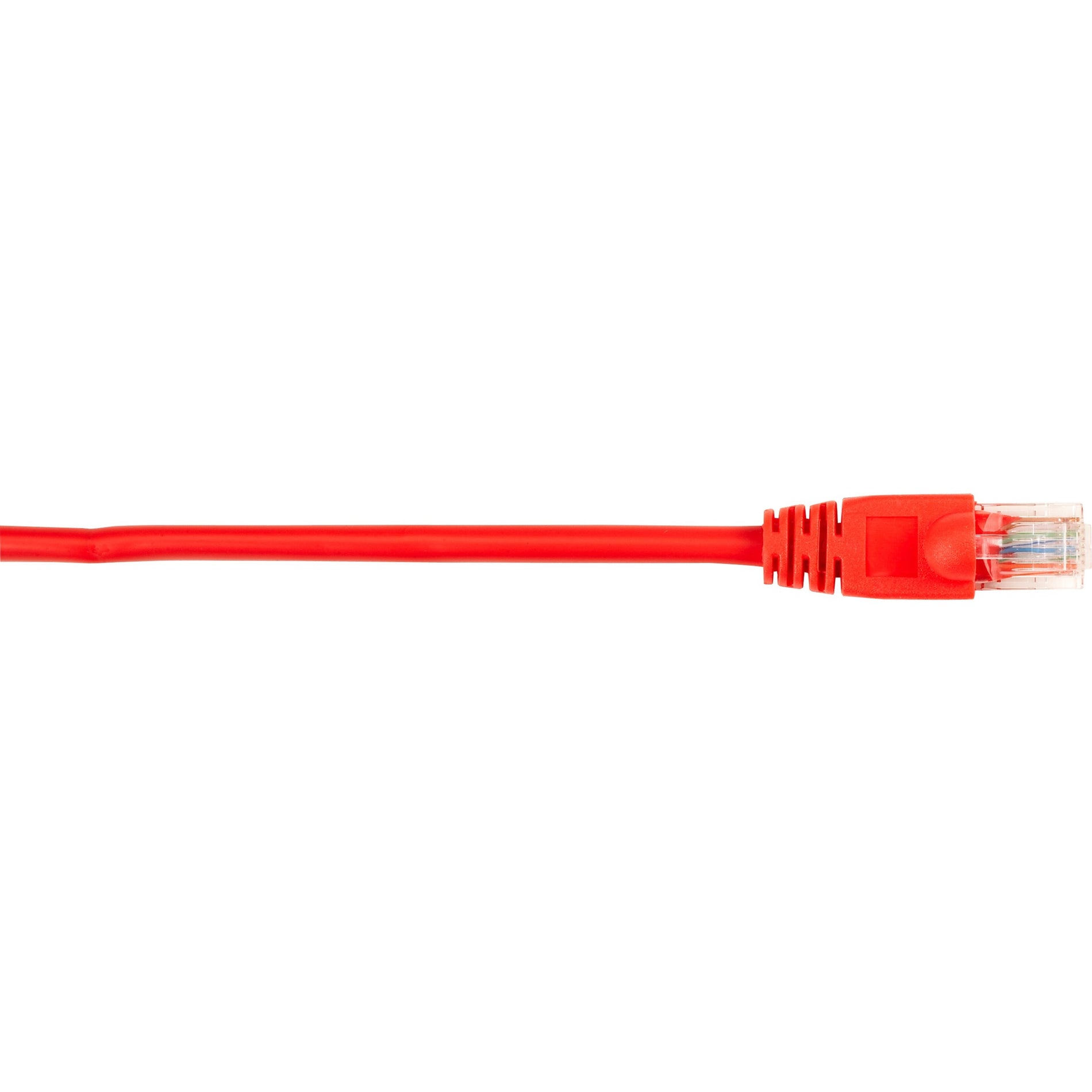Black Box CAT5EPC-001-RD Connect Cat.5e UTP Patch Network Cable, 1 ft, Red, 2-Year Warranty