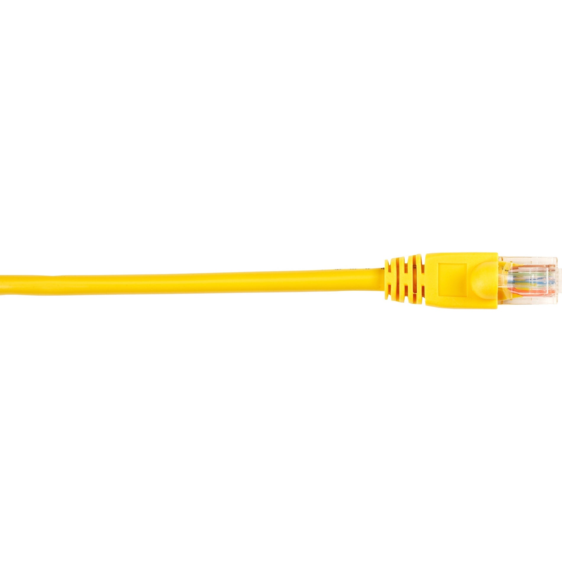 Black Box CAT5EPC-001-YL Cat.5e Patch Network Cable, 1 ft, Molded, Stranded, Snagless, 1 Gbit/s