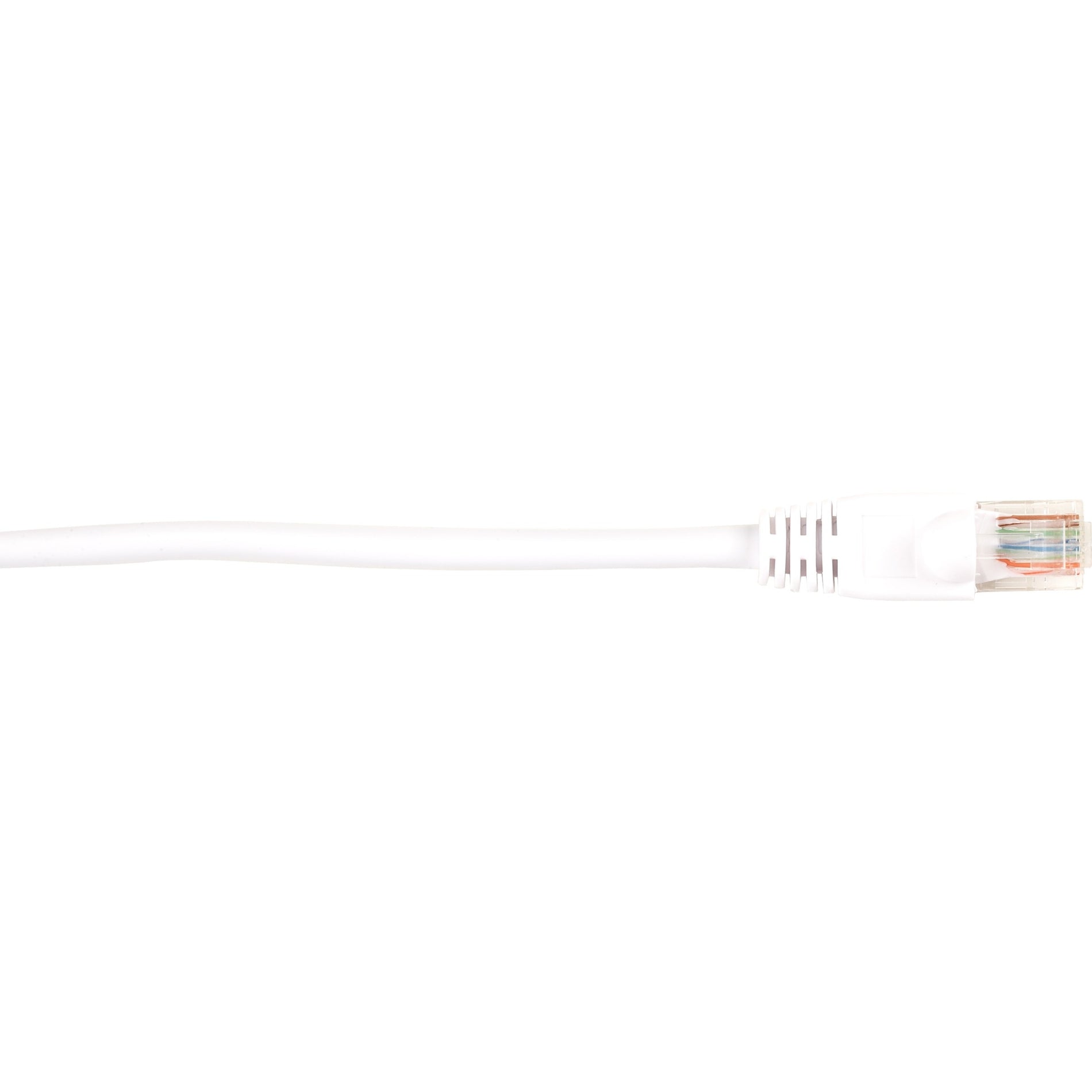 Black Box CAT5EPC-003-WH Connect Cat.5e UTP Patch Network Cable, 3 ft, Snagless, 1 Gbit/s Data Transfer Rate