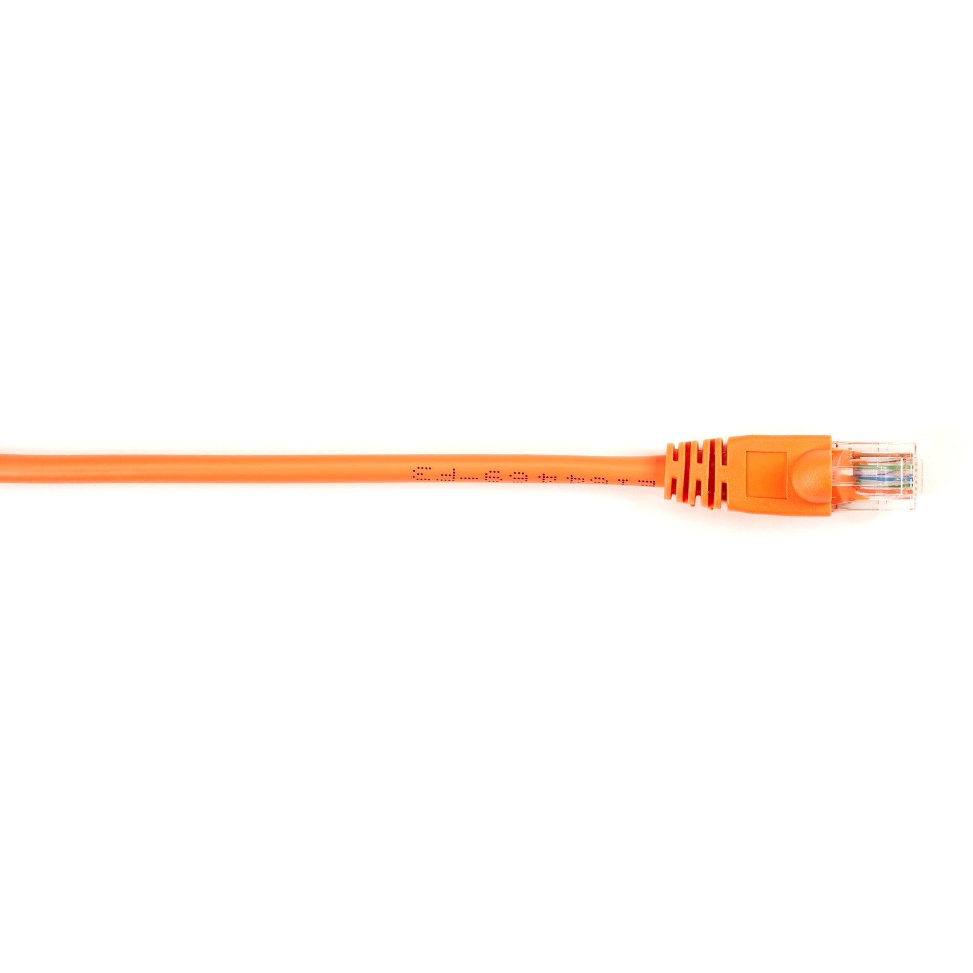Black Box CAT6PC-001-OR Connect Cat.6 UTP Patch Network Cable, 1 ft, Snagless, 1 Gbit/s, Orange
