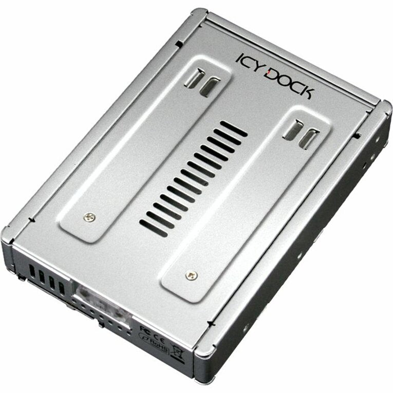 Icy Dock MB982IP-1S-1 Full Metal 2.5" to 3.5" SAS HDD & SSD Converter, Drive Bay Adapter Internal - Silver