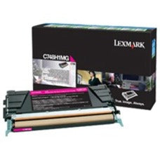 Lexmark C748H4MG C748 Magenta High Yield Return Program Print Cartridge (10K), Original Laser Toner Cartridge