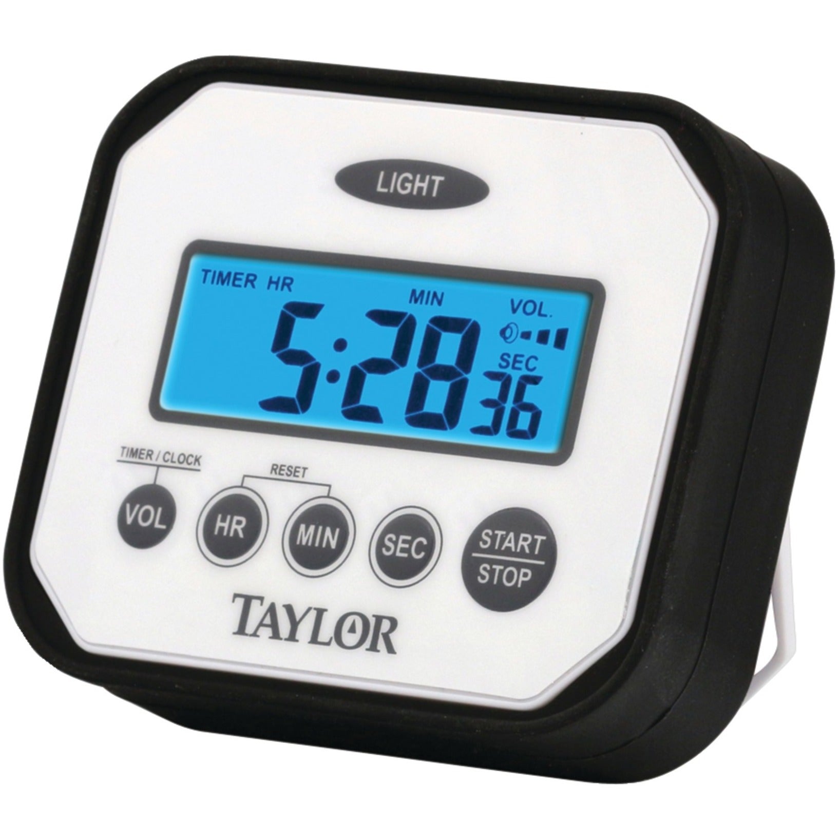 Taylor 5863 Water and Impact Resistant Timer, Dust Resistant, Adjustable Volume, Memory Recall, Count Up, Count Down