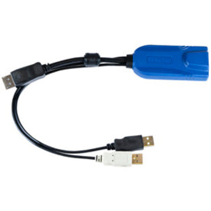 Raritan D2CIM-DVUSB-DP USB/DisplayPort KVM Cable, Copper Conductor, Black